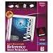 Avery 74131 Top loading non-glare poly sheet protectors, super heavy, 50 per box
