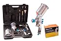 DeVILBISS 3 HVLP SPRAY GUNS KIT Topcoat-Primer-Touch-Up