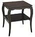 OSP Brighton Collection End Table in Walnut Finish