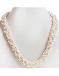 Exclusive Designer Natural Fresh Water Pearl Beaded Necklace