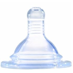 Prince Lionheart 2 Pack Silicone Nipples, Slow Flow