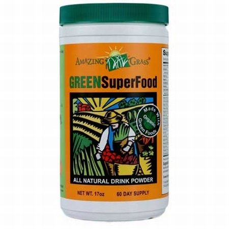 2 month Supply Green SuperFood Powder - 17 oz - Powder