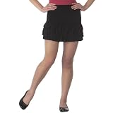 Juniors' Xhilaration Ruffled Miniskirt - Ebony