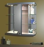 Produkt-Bild: AcquaVapore Spiegelschrank Badspiegel Spiegel Noble H 625 x B 605 x T 240 SPS01