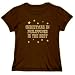 Christmas in Philippines is the best Countries Womens T-Shirt (Brown, Size Large)