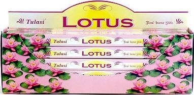 Cover image : Tulasi Incense Lotus 8 Stick Square Pack