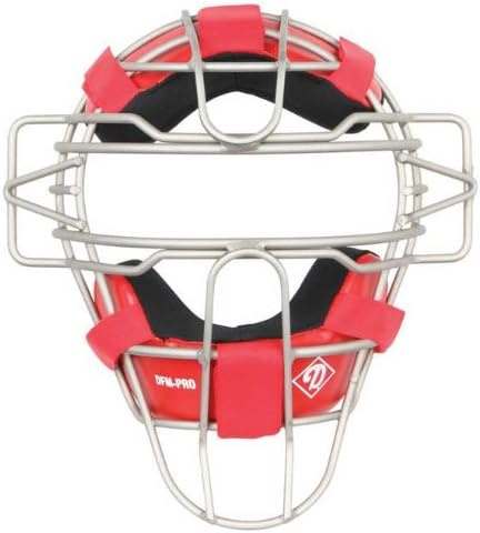 Diamond DFM-Pro Ultra-lite Face Mask (Silver/Scarlet)