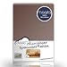 Produkt-Bild: Jersey Microfaser Spannbettlaken Spannbetttuch Braun 180x200 - 200x200
