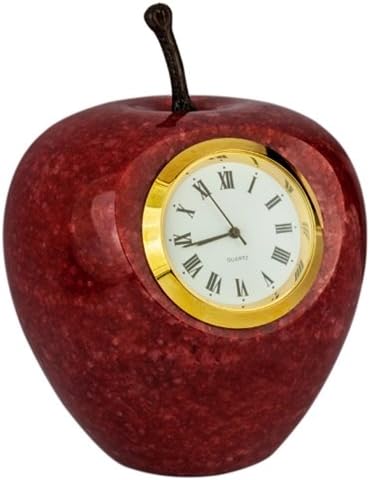 Marble Apple Clock