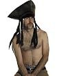 Pirate Hat With Dreads Pirate Costume Accessory