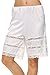 Avidlove Women Lingerie Satin Lace Pettipants Snip-it Half Slips Bloomers Split Skirt