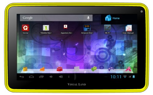 review Visual Land Prestige 7L - 7-Inch Tablet with 8GB Memory (Yellow)