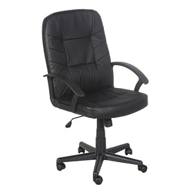 Rapid RAD300T1 Leather Faced Manager Chair covered in Buffalo Split Leather