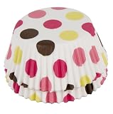 Fox Run Polka Dots Paper Standard Baking Cups