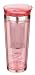 Trudeau Tea-riffic 16-Ounce Travel Tea Tumbler, Pink