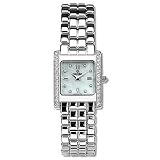 Concord Watches- Concord La Tour 14K White Gold Mother of Pearl Dial Diamond Bezel WoMens Watch