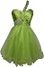 Goddess Beaded One-Shoulder Mesh Party Dress Prom Gown