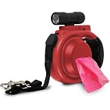 Retractable Dog Leash with Removable LED Flashlight Waste Picture