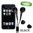 Apple iPod touch 16 GB (2nd Generation) [Previous Model] iTouch Earbuds iPod Earphones ** BLACK **!!!