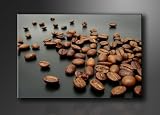 Bild auf Leinwand Kaffee 120 x 80 cm Modell-Nr. XXL 5046 Bilder fertig gerahmt mit Keilrahmen riesig. Ausführung Kunstdruck als Wandbild mit Rahmen. Günstiger als Ölbild Gemälde Poster Plakat mit Bilderrahmen