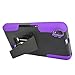 Phone Case for Huawei Vision 3 LTE ( Consumer Cellular ) Purple Corner with Rugged Cover Kickstand
