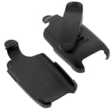 LG Verizon VX5400 Cell Phone Accessory Bundle - Black Swivel Belt Clip Holster + Rapid Car Charger + Home Travel Charger