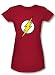 Search : Justice League Juniors Superheroes T-shirt - Flash Logo Red Tee