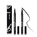 Waterproof Liquid Eyeliner Long Lasting&Smudgeproof Eye Liner 2 Packs Precise Eyeliner Pen for All Day with Slim Tip, Black, by SEILANC