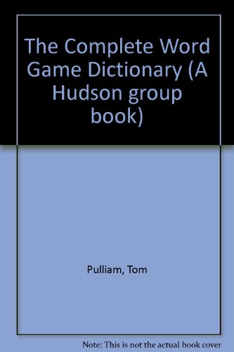 the complete word game dictionary