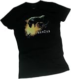 Hiro vs. Dino -- NBC's Heroes Crop Sleeve Fitted Juniors T-Shirt