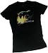 Hiro vs. Dino -- NBC's Heroes Crop Sleeve Fitted Juniors T-Shirt