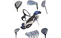 Linkman Golf Mens X7 +1" TALL Complete Golf Set with Stand Bag (Plus 1 Inch)