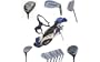 Linksman Golf X7 Mens Left Handed Complete Golf Set with Stand Bag