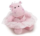 Adorable Pink Ballerina Plush Hippo With TuTu Adorable Ballet Stuffed Animal
