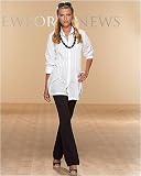 Stretch boot-cut leggings