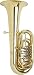 Musical Instruments : Allora AATU105R Series 4-Rotary Valve 4/4 BBb Tuba