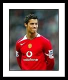 Cristiano Ronaldo Manchester United - Smiling - Framed 8x10 Photograph