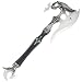 Alien Warrior Fantasy Battle Axe w/ Dagger & Plaque New