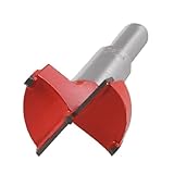 uxcell ヒンジボーリングビット　ボーリングドリルビット　木材切削　シルバートーン　レッド　金属　木工用　30mm