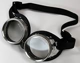 Schraubringbrille / Korbbrille mit klaren Gläsern