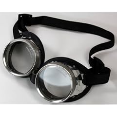 Schraubringbrille / Korbbrille mit klaren Gl�sern