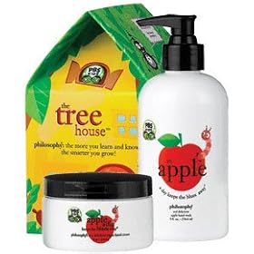 philosophy - the tree house - charity apple hand wash & hand cream set benefitting PBS and PBS KIDS