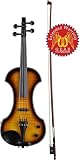 Fender FV-3 Deluxe Acoustic-Electric Violin with Gear Guardian Extended Warranty - Sunburst Ebony