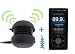 Apple Ipod Nano 5th Generation (5G) Silicone Skin Case Cover (Black) with Armband and Black Belt Clip + Portable Round Shape Rechargeable Mini Speaker + Fishbone Style Keychain