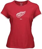 Detroit Red Wings -Red- Women's Logo Premier Too Layered Tissue Tee
