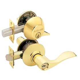 Schlage FB350NVACC505 Accent Combo Kit, Bright Brass by Schlage