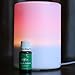 Eco UltrasonicTM Diffuser- PREMIUM Essential Oil Ultrasonic Diffuser & Humidifier, Spa Grade aromatherapy, 300mL, Powerful mist. LUXURY unit has **8-10 HOURS Continuous Diffusing!** 1 YR GUARANTEE. 4 timer/6 LED lights. AUTO shut off.