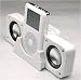 Ciscotech White Portable Speakers For Ipod Nano Video Mp3 Creative & 2 year replace for new warranty!!