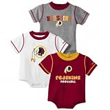 Washington Redskins Infant 3-Piece Creeper Set
