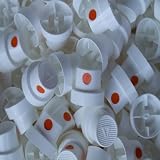 10 SILENT ORANGE DOT SPRAY CAPS paint Montana Belton